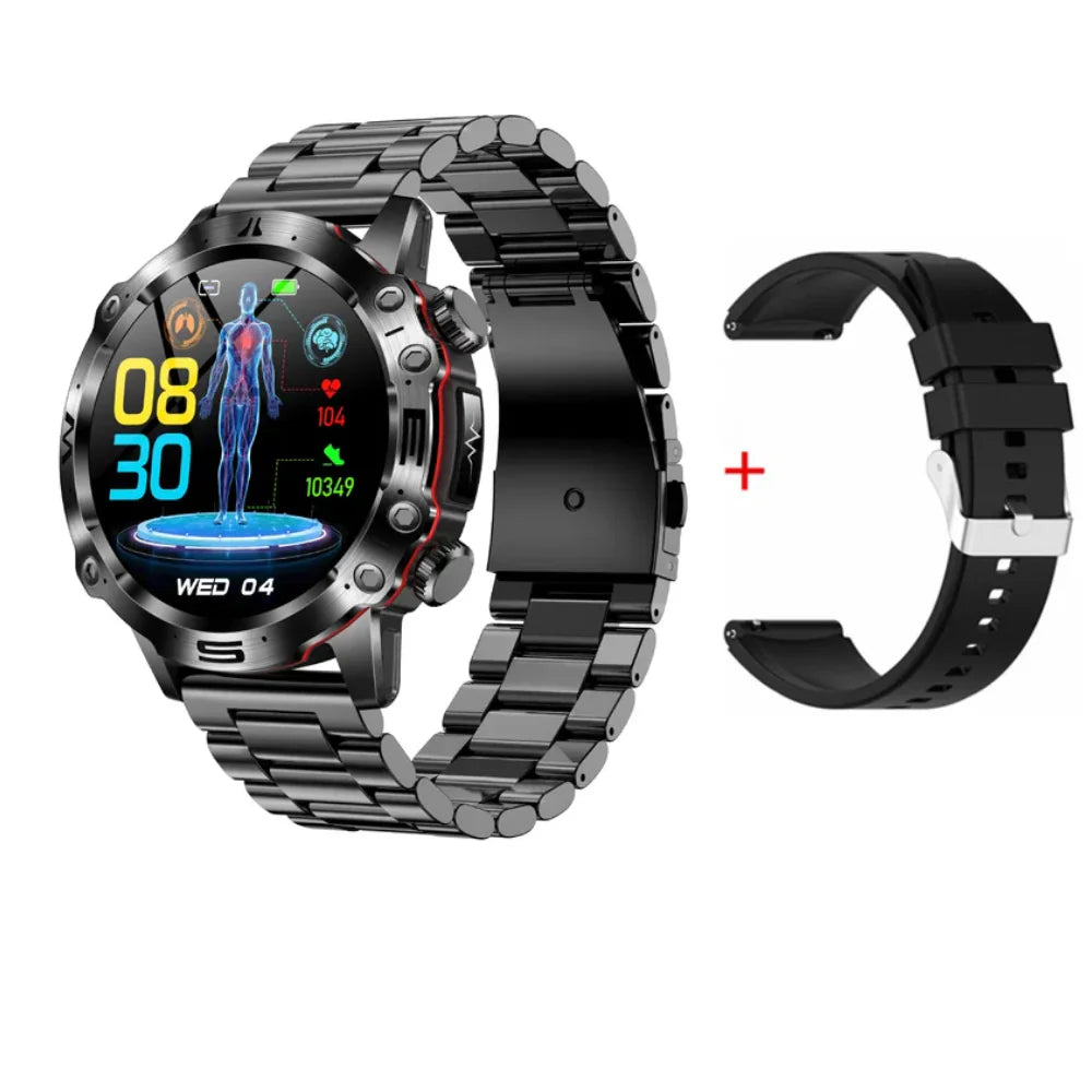 ZenWatch® Wellness Pro - Advanced Health Tracker | ECG, HRV, Blood Pressure, Blood Glucose & Uric Acid